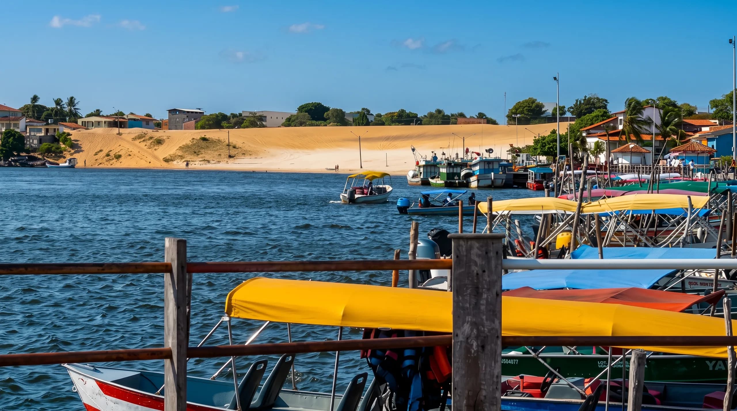 Barreirinhas, às margens do Rio Preguiças, porta de entrada dos Lençóis Maranhenses